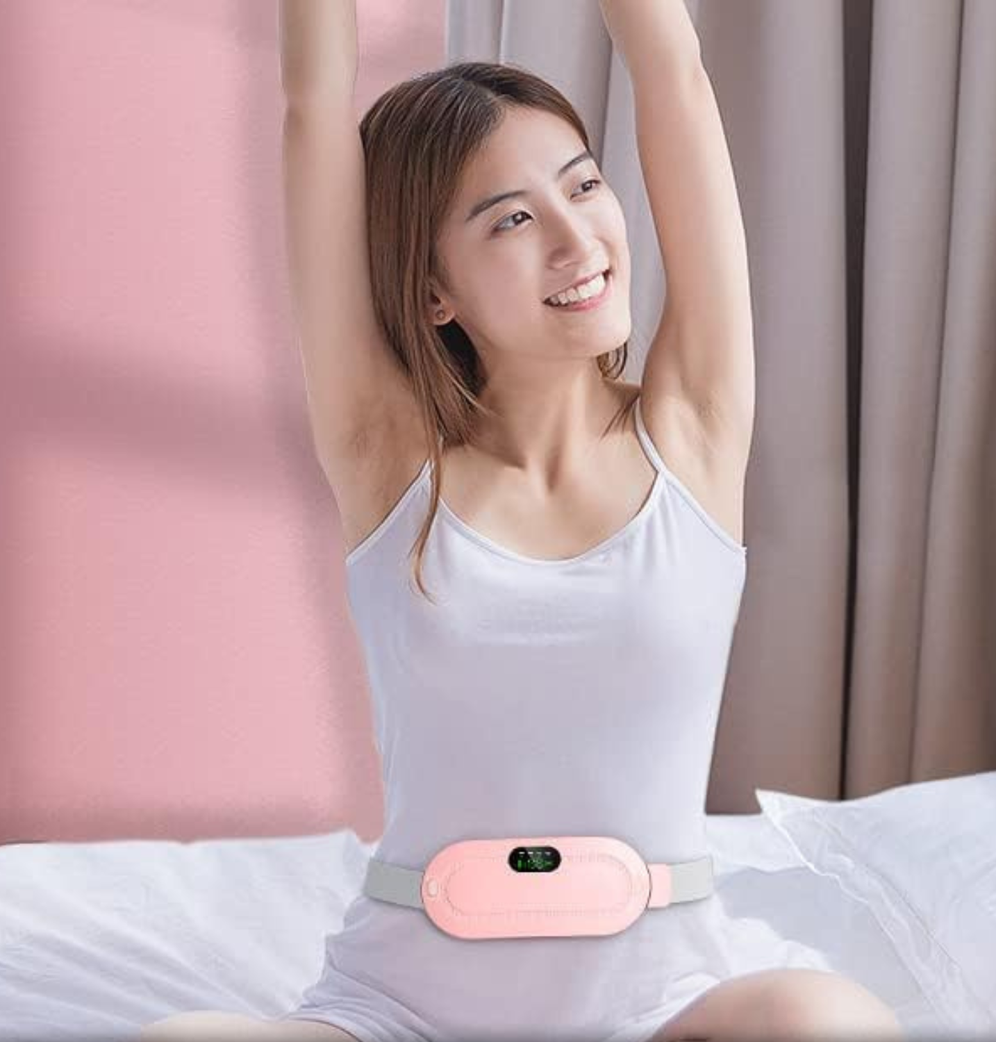 Cinturón térmico inteligente para el dolor menstrual