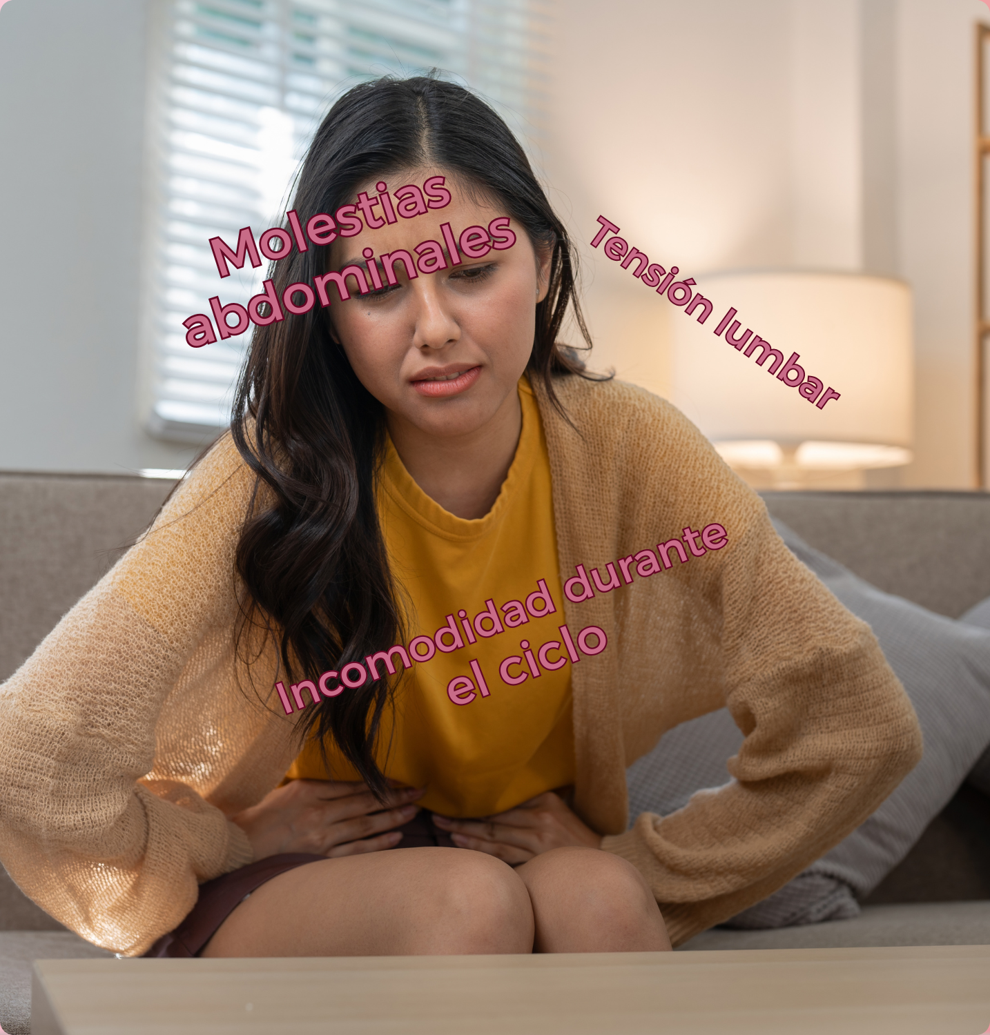 Cinturón térmico inteligente para el dolor menstrual