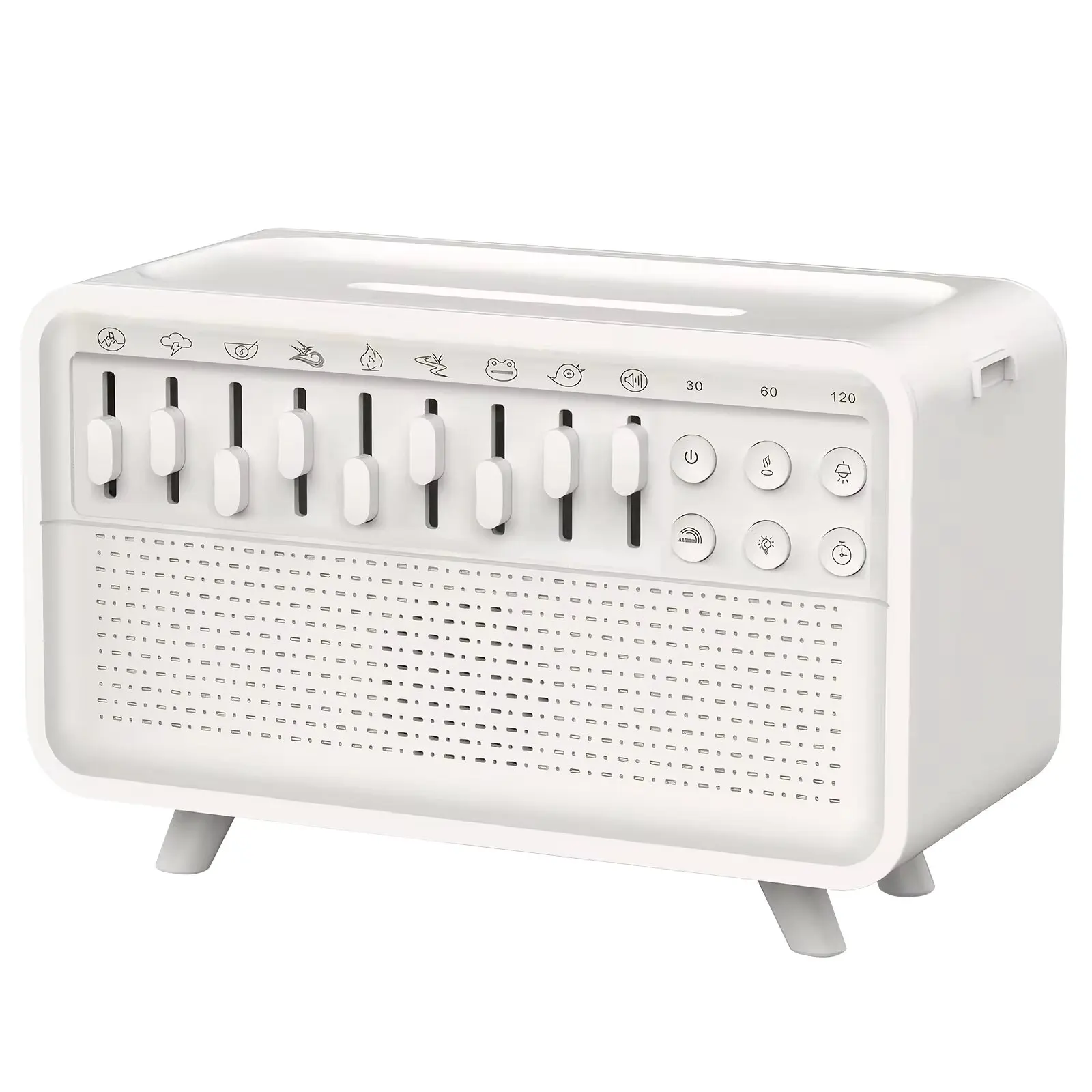 Humidificador de Aroma con Ruido Blanco y Luz LED Nocturna